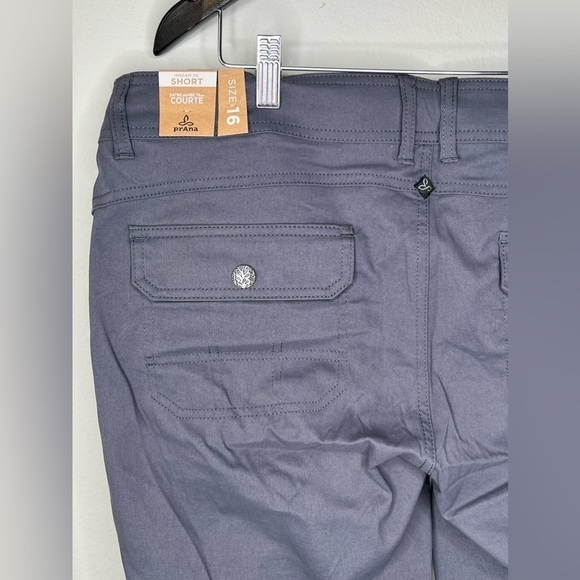 prAna Halle Straight Leg Climbing Pant in Coal Women's Size 16 Short NWT! - Picture 8 of 11